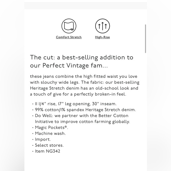 Madewell The Perfect Vintage Wide-Leg Jean - Picture 15 of 15